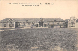 CPA 51 REIMS / CONCOURS NATIONAL ET INTERNATIONAL DE TIR 1908 / VUE D'ENSEMBLE DU STAND - Reims