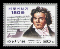 North Korea 2007 Mih. 5198 Music. Composer Ludwig Van Beethoven MNH ** - Corée Du Nord