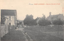 CPA 51 PORT A BINSON / RUE DU CLOS DE LA POSTE - Andere & Zonder Classificatie