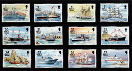 1993 Isle Of Man, Twelve Ships To 27p   MUH - Isle Of Man