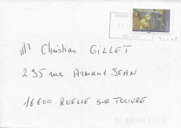 ADHESIF  -  TIMBRE N° 150 -   -   SCENE DE LA VIE DE ST FRANCOIS  -  2008   - SEUL SUR LETTRE - Lettres & Documents