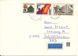 Czechoslovakia Registered Cover Sent To Germany 20-10-1992 - Brieven En Documenten