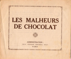 LES MALHEURS DE CHOCOLAT - 0-6 Years Old