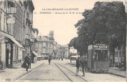 CPA 51 EPERNAY / STATION DU C.B.R. DU JARD - Epernay