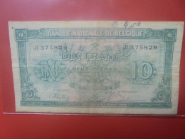 BELGIQUE 10 Francs 1943 Circuler (B.18) - 10 Francs-2 Belgas