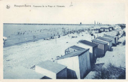 BELGIQUE - Nieuport Bains - Panorama De La Plage Et L'Escalade - Animé - Carte Postale Ancienne - Nieuwpoort