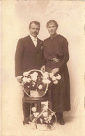 CARTE PHOTO - Portrait - Un Homme Et Son épouse - Carte Postale Ancienne - Fotografie