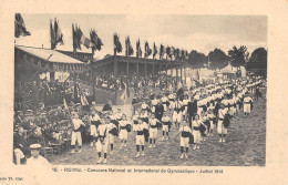 CPA 51 REIMS / CONCOURS NATIONAL ET INTERNATIONAL DE GYMNASTIQUE / JUILLET 1914 - Reims