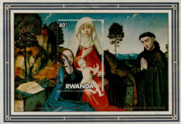 RWANDA 1982 - NEUFMi BLOC BF 98 - DELACROIX - Nuovi