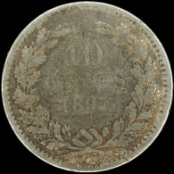 LaZooRo: Netherlands 10 Cents 1897 F / VF - Silver - 10 Cent