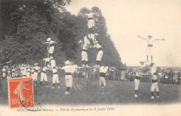 CPA 51 MONTMIRAIL / FETE DE GYMNASTIQUE DU 3 JUILLET 1910 - Montmirail