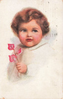 ENFANTS - Dessins D'enfants - Portrait D'un Enfant Au Crayon - Carte Postale Ancienne - Kindertekeningen