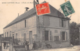 CPA 51 BUSSY LETTREE / ECOLE / MAIRIE - Other & Unclassified