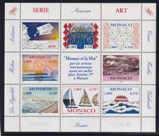 Monaco N°2240/2247 - Feuillet - Neuf ** Sans Charnière - TB - Unused Stamps