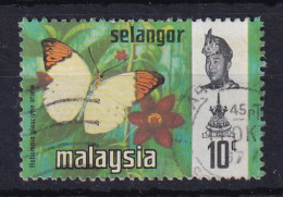 Malaya - Selangor: 1971/78   Butterflies   SG150    10c   [Litho]     Used - Selangor