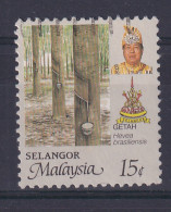 Malaya - Selangor: 1986/96   Crops   SG180    15c   [Perf: 12]  Used - Selangor