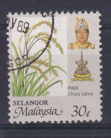 Malaya - Selangor: 1986/96   Crops   SG182    30c   [Perf: 12]  Used - Selangor