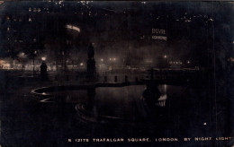 TRAFALGAR SQUARE - LONDON BY NIGHT LIGHT - Trafalgar Square