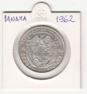 PANAMA MEDIO 1/2 BALBOA 1962  SILVER COIN - Panama