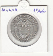 PANAMA MEDIO 1/2 BALBOA 1966  SILVER COIN - Panama