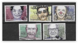 Danemark 2021 N°2005/2009 Oblitérés "every Days Heroes" - Used Stamps