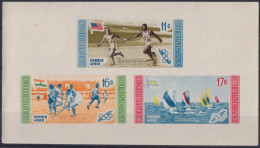 F-EX43953 DOMINICANA REP 1956 MELBOURNE OLYMPIC GAMES ATHLETISM POLO SAILING.  - Summer 1956: Melbourne