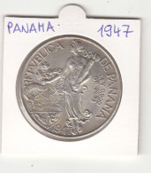 PANAMA UN 1 BALBOA 1947  SILVER COIN - Panama