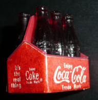 Rare Ancien Porte-bouteilles Miniature En Plastique, Coca-Cola, Coke - Otros & Sin Clasificación