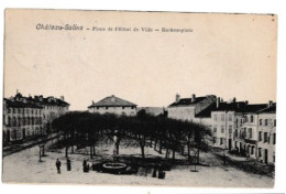 CPA-57 - CHATEAU-SALINS - PLACE DE L'HOTEL DE VILLE - CAFE DE LORRAINE- Circulée-ANIMEE - Chateau Salins