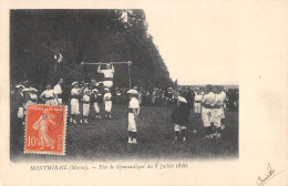 CPA 51 MONTMIRAIL / FETE DE GYMNASTIQUE DU 3 JUILLET 1910 - Montmirail