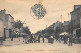 CPA 51 REIMS / FAUBOURG CERES / LE MARCHE AUX PUCES - Reims