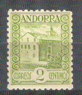 Andorra - 1929. Paisajes. 2 Cts Ed 15a (*) - Oblitérés