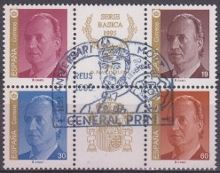 ESPAÑA 1995 Nº 3378A/3381A USADO - Used Stamps