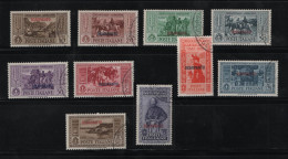 GREECE 1932 DODECANESE GARIBALDI ISSUE SCARPANTO OVERPRINT COMPLETE SET USED STAMPS   HELLAS No 108IV - 117IV AND VALUE - Dodecanese