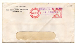 Carta Ccon Matasellos Censura Militar Coruña De 1939 Canada - Storia Postale