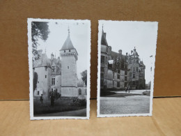 MEILLANT (18) 2 Anciennes Photographies Vues Du Chateau 1933 - Meillant