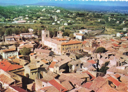 Piolenc Vue Generale Aerienne Le Centre Du Village L'eglise - Piolenc