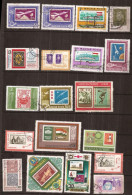(ANG387) The Used Of - STAMPS ON STAMPS (3 Scans) - Machine Labels [ATM]