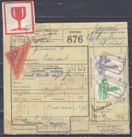 Vrachtbrief Met Stempel HAVERSIN N°1 Remboursement - Dokumente & Fragmente