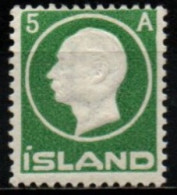 ISLANDE 1912 * - Neufs