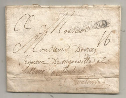 Lettre, ESPAGNE, CATALUNA, BARCELONE, Préphilatélie XVIII E Siècle, 1768, à TOULOUSE, 3 Scans - ...-1850 Préphilatélie