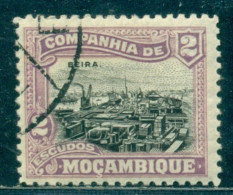 1925 Beira Harbor,ships,crane,Mozambique Company,166/2E,VFU/CTO/LH - Cervezas