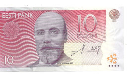 ESTONIE 10 KROONI 2007 UNC P 86 B - Estonie