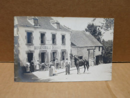 CHARENSAT (63) Carte Photo Place Devanture Auberge Bordessoulle Belle Animation - Andere & Zonder Classificatie