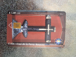 CUBA CROIX CHRETIENNE CRUZ DE LA PARRA BARACOA 5$ UT - Cuba