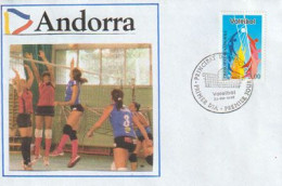 ANDORRA. Le Volley-Ball, Emission Lettre FDC D'Andorre - Pallavolo
