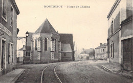 FRANCE - 72 - MontBizot - Place De L'Eglise - Carte Postale Ancienne - Autres & Non Classés