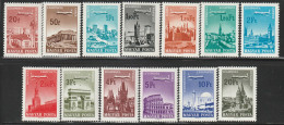 HONGRIE - Poste Aérienne N°279/91 ** (1966-67) Avions - Ungebraucht