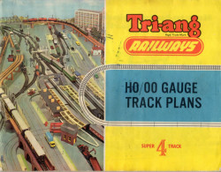 Catalogue TRI-ANG 1963 RAILWAYS Track Plans HO OO - Anglais