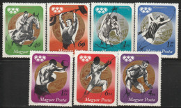 HONGRIE - Poste Aérienne N°353/9 ** (1973) Médailles Olympiques - Ungebraucht